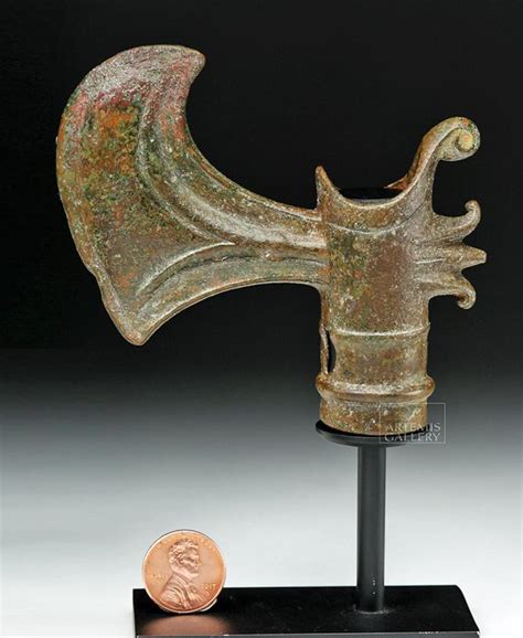 Sold Price Elamite Bronze Ceremonial Axe Head June 4 0118 7 00 AM MDT