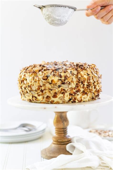 Toasted Almond Cake - Island Bakes