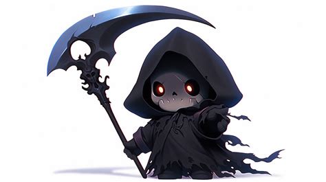 Chibi Grim Reaper By Drechenaux On Deviantart