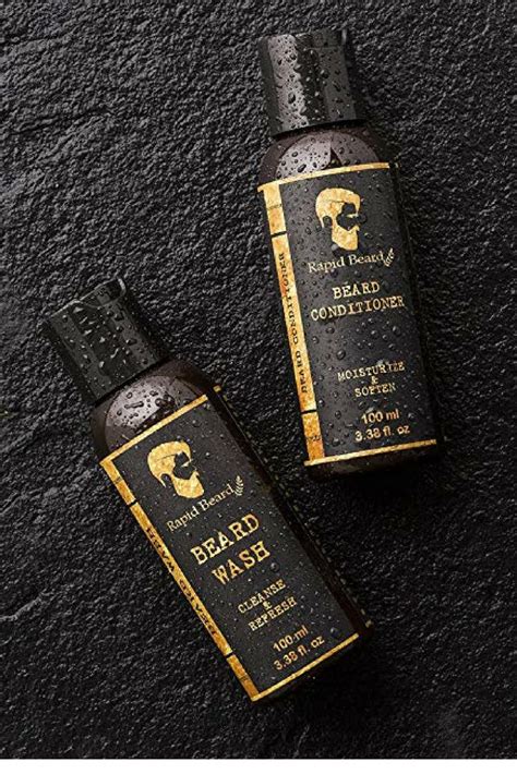 Beard Grooming Kit For Men Care Unscented Beard Oil Shampoo Conditioner Balm