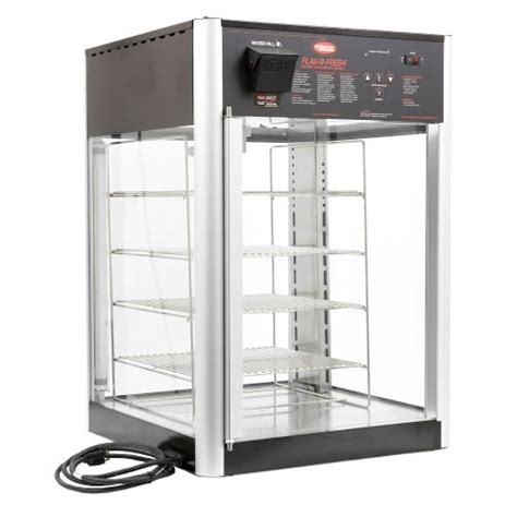 Hatco Fdwd 1x Flav R Fresh Humidified Impulse Hot Food Display Cabinet With 4 Shelf Stationary Rack