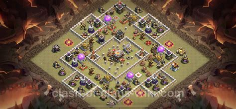 Best Anti 2 Stars War Base Th11 With Link Anti Everything 2023 Town Hall Level 11 Cwl Base