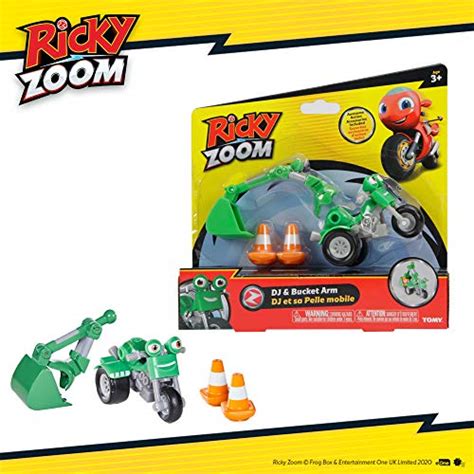 Ricky Zoom Dj Rumbler Toy Motorcycle With Bucket Arm Accessory Multi