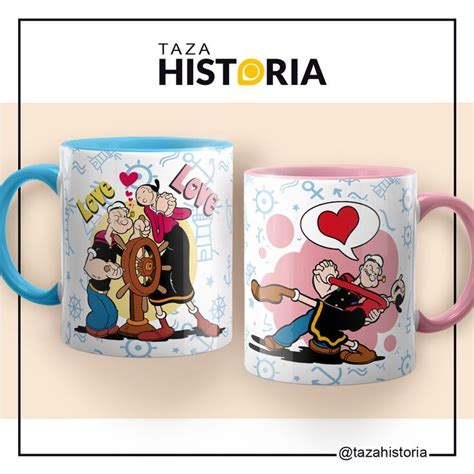 Un Detalles Para Enamorar En Tazahistoria Popeye Mugs Tableware