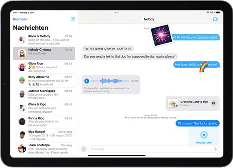 Informationen Zu Imessage Auf Dem Ipad Apple Support Ch