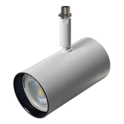 LUZ DESING Cabezal Blanco Spot Dicro Apto Led Gu10 Movil Riel