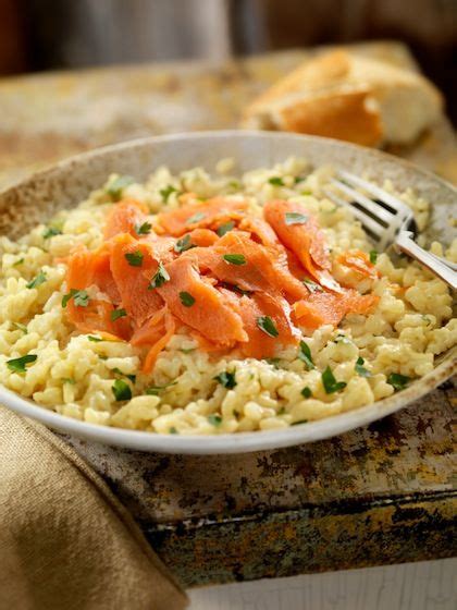 Recipe Of The Week Wild Ocean Wise™ Smoked Salmon Risotto Salmon Risotto Smoked Salmon