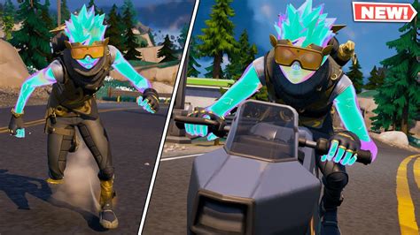 Fortnite Jittershock Skin Gameplay Spark Of Adventure Set Youtube