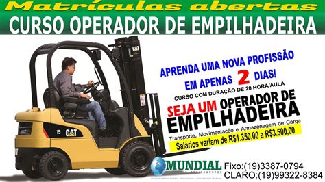 Curso Para Operador De Empilhadeira Youtube