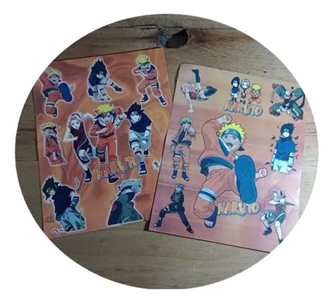 Planillas De Sticker De Naruto Diamantados Calcomanías Anime Meses