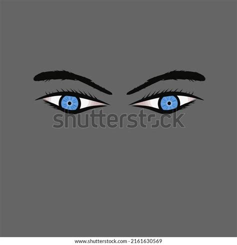 Design Female Eye Vector Illustration Stock Vector Royalty Free