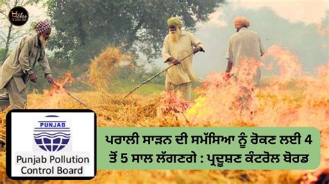 Paddy Straw Burning In Punjab Pollution Control Board