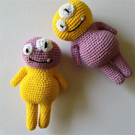 Wattle Monster Amigurumi Crochet Pattern Cute Monster Amigurumi