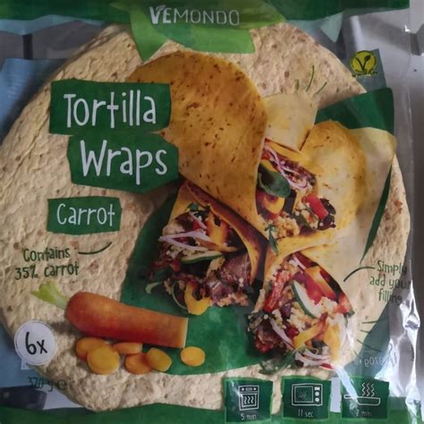 Vemondo Tortilla Wraps Carrot Review Abillion