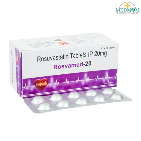 Rosuvastatin Tablets Ip 20mg At Rs 1900box रोज़ुवसटैटिन In Panchkula