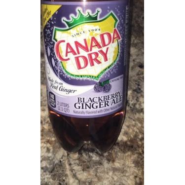 Canada Dry Blackberry Ginger Ale reviews in Soft Drinks - ChickAdvisor