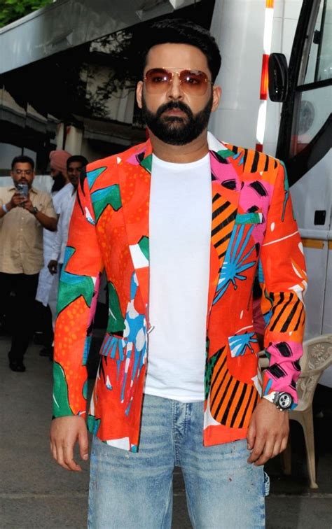 Mumbai Indian Comedian Kapil Sharma Spotted At Film City