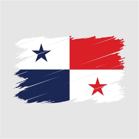 cepillo de la bandera de Panamá 15078261 Vector en Vecteezy