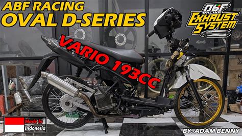 REVIEW PURE SOUND Knalpot ABF Racing Oval D Series Spek UP Vario 125