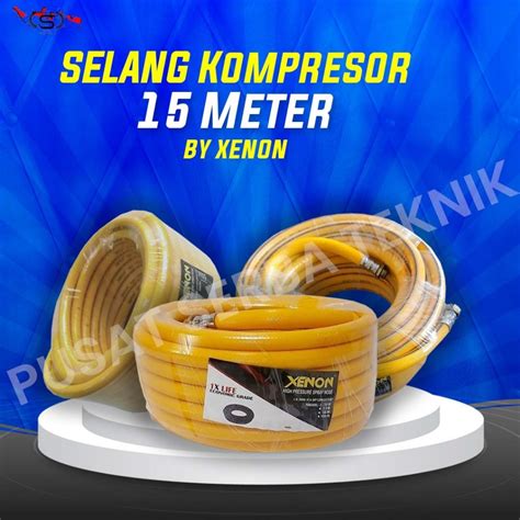 Jual Selang Kompresor Angin Udara 15m XENON 120 Bar 15 Meter Shopee