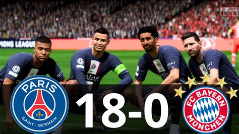 FIFA 23 MESSI RONALDO MBAPPE NEYMAR HAALAND ALL STARS PSG 18 0