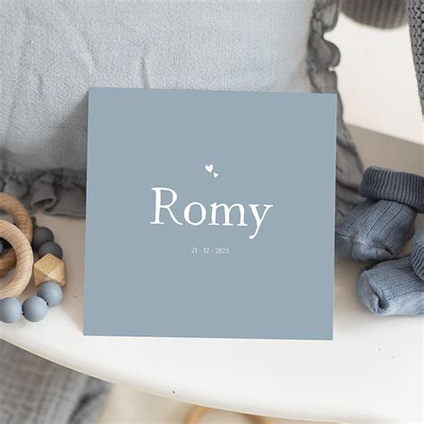 Faire Part Naissance Romy Popcarte