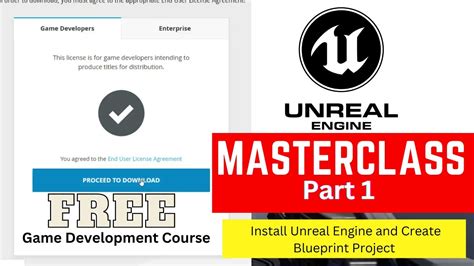 How To Install Unreal Engine And Create Blueprint Project Unreal Engine