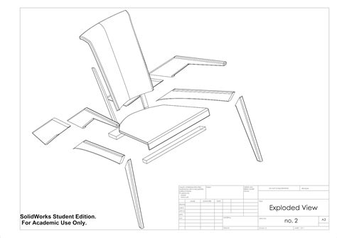 Zac Douglas Furniture Design Cad Technical Drawings