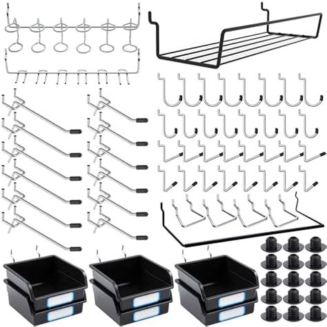 Faankiton 230 Pièces Assortiment de Crochets pour Panneaux Perforés