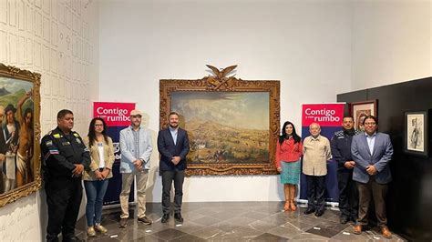 Con importante restauración reviven histórica pintura de Batalla del 5