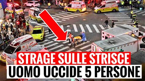 STRAGE SULLE STRISCE PEDONALI SUV TRAVOLGE E UCCIDE 5 PERSONE 13