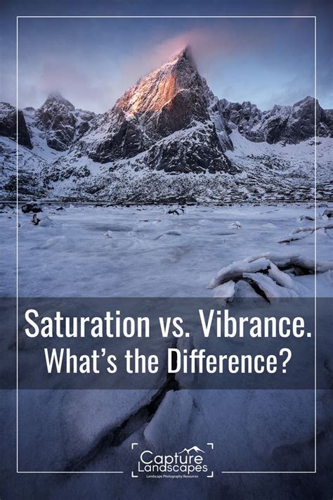 Saturation Vs Vibrance Understanding The Key Differences