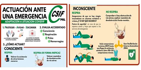 CSIF Nacional on Twitter Actuación frente una emergencia Cómo