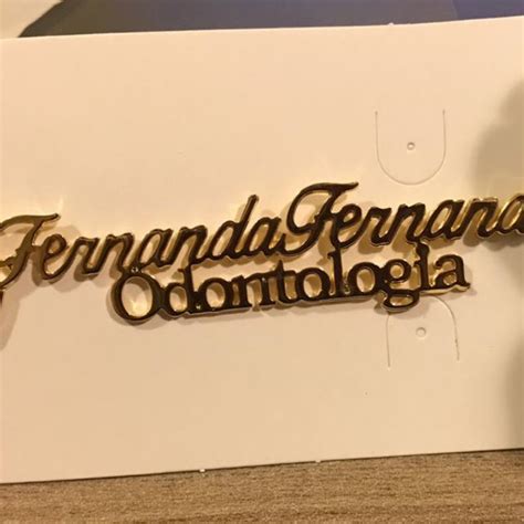 Broche Personalizado Nome Profissão Odontologia Elo7