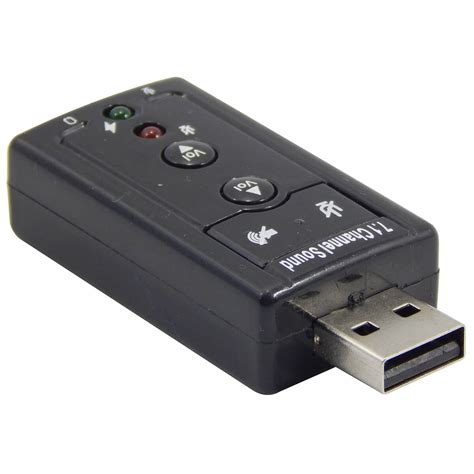 Adaptador De Som Usb Canais Portas Usb Apolum