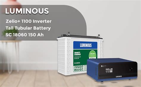 Luminous Zelio 1100 Pure Sine Wave 900VA 12V Inverter With Shakti