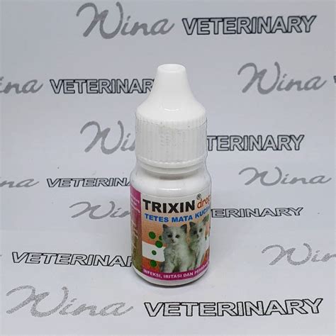 Jual Trixin Cat Ml Obat Tetes Mata Kucing Infeksi Iritasi Mata Merah