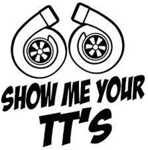 Show Me Your Turbo Decal Etsy Funny Vinyl Decals Car Sticker