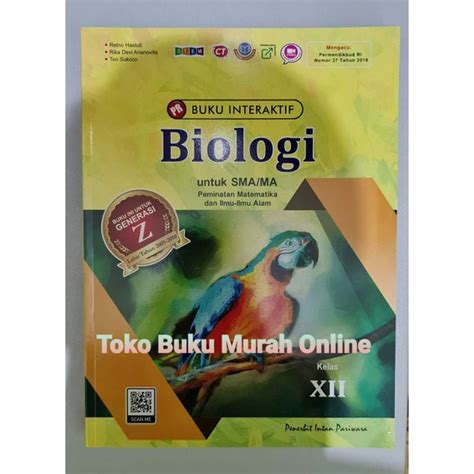 Jual Buku Lks Pr Interaktif Biologi Kelas Xii Tahun Kurikulum