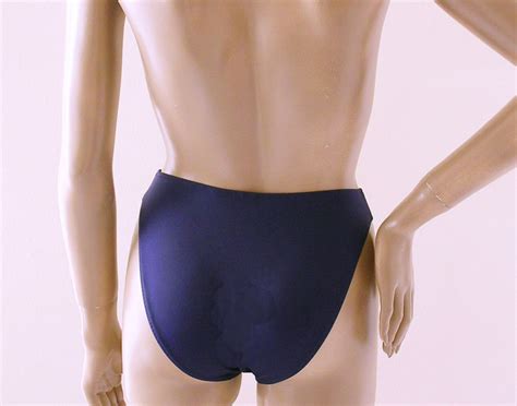 S S High Leg Bikini Bottom With Moderate Coverage In Etsy