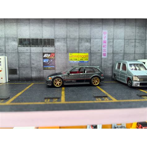 hot wheels 風火輪 honda civic ef 螺絲底盤 蝦皮購物