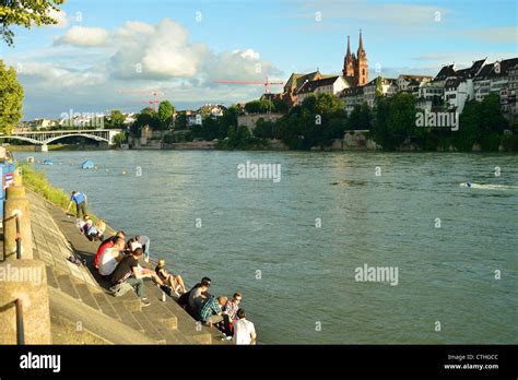 Minster Basel Switzerland Stock Photo Alamy