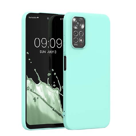 Θήκη Σιλικόνης Soft Tpu Back Cover Για Xiaomi Redmi Note 11 Nfc 11s Τικρουάζ Mobibusgr