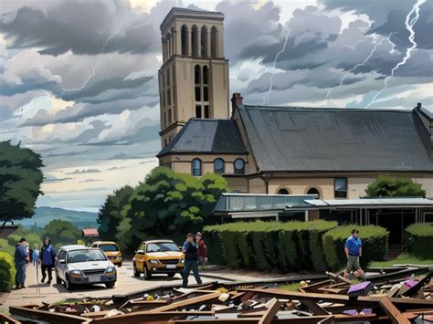 Starker Sturm Deckt Kirchturmdach In Hagen Ab