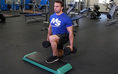 One Leg Dumbbell Squat Aka Dumbbell Bulgarian Split Squat Video