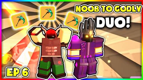 Three Legendary Drops Duo Noob To Godly With My Bro Ep Roblox