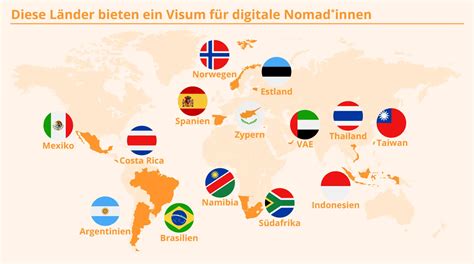 Diese Länder bieten ein Visum für digitale Nomaden und Nomadinnen