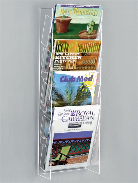 Plastic Magazine Rack, Wall Magazine Holder