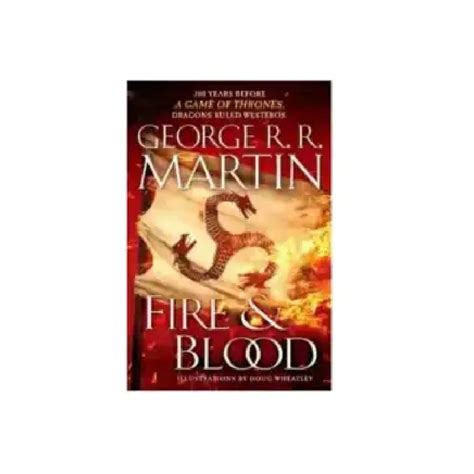 Fire & Blood Book - Books Clock