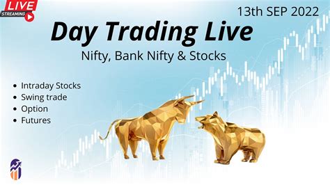 Intraday Live Trading Nifty And Bank Nifty Stock Market 13th